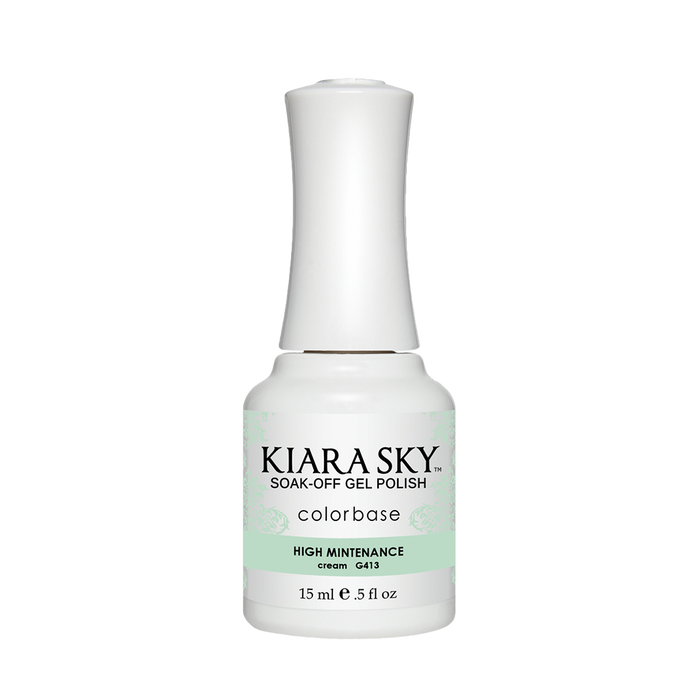 Kiara Sky Gel Polish, G413, High Mintenance, 0.5oz MH1004