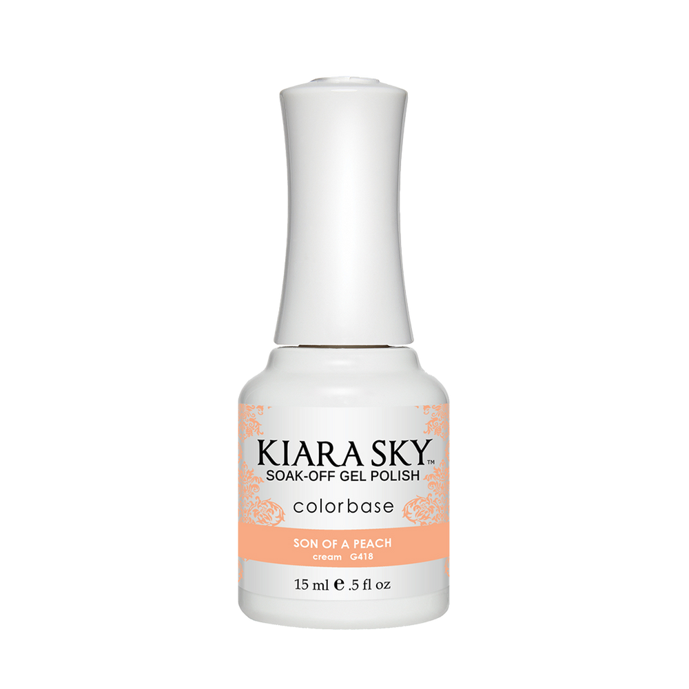 Kiara Sky Gel Polish, G418, Son Of A Peach, 0.5oz MH1004