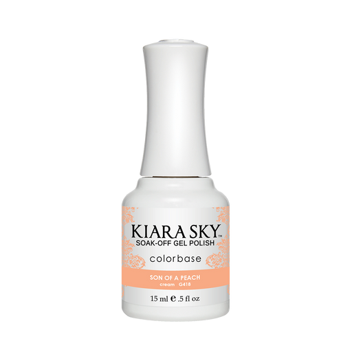 Kiara Sky Gel Polish, G418, Son Of A Peach, 0.5oz MH1004