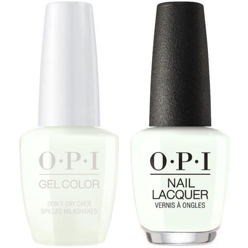 OPI GelColor And Nail Lacquer, Grease Collection, G41, Dont Cry Over Spilled Milkshakes, 0.5oz
