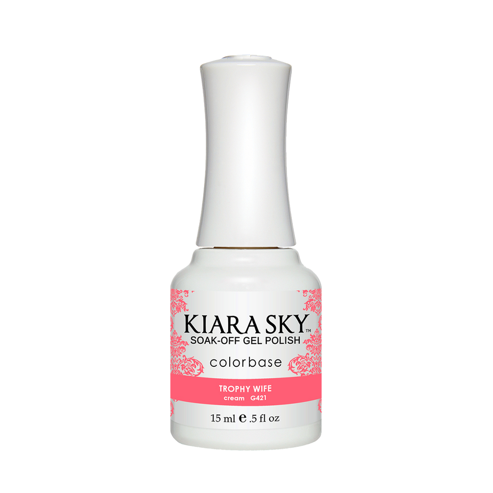 Kiara Sky Gel Polish, G421, Trophy Wife, 0.5oz MH1004