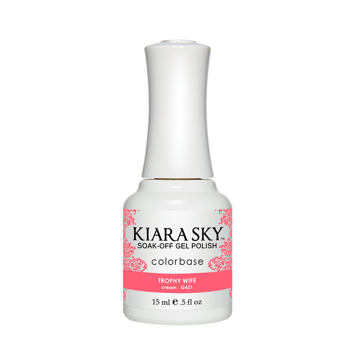 Kiara Sky Gel Polish, G421, Trophy Wife, 0.5oz MH1004