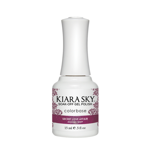Kiara Sky Gel Polish, G429, Secret Love Affair, 0.5oz MH1004