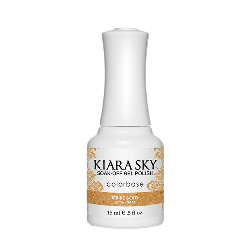 Kiara Sky Gel Polish, G433, Strike Gold, 0.5oz MH1004