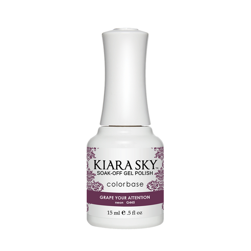 Kiara Sky Gel Polish, G445, Grape You Attention, 0.5oz MH1004