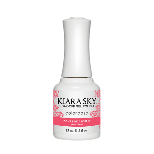 Kiara Sky Gel Polish, G446, Dont't Pink About It, 0.5oz MH1004