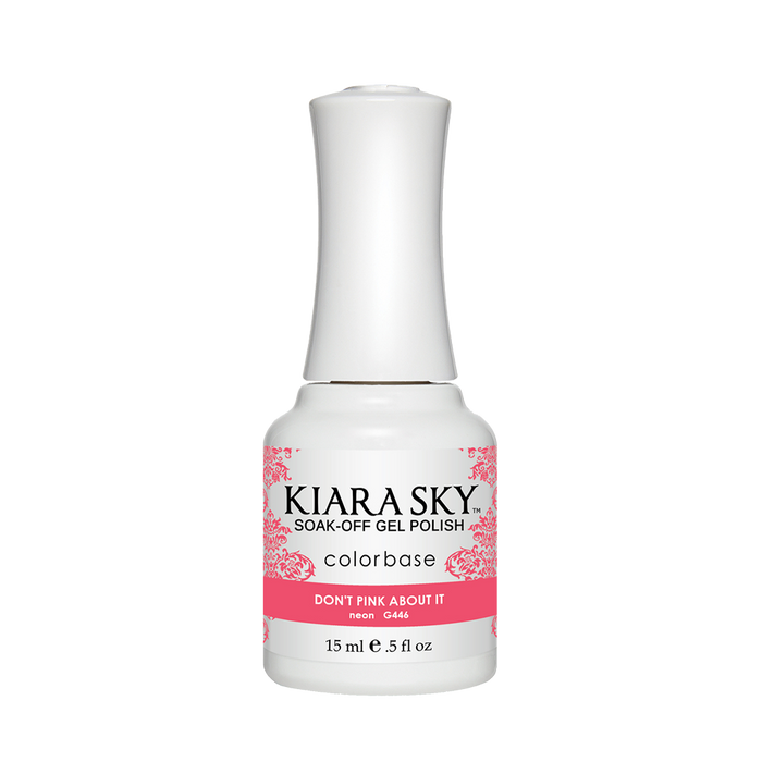 Kiara Sky Gel Polish, G446, Dont't Pink About It, 0.5oz MH1004