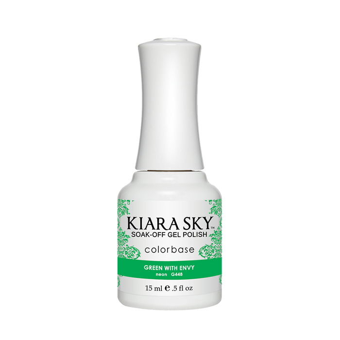 Kiara Sky Gel Polish, G448, Green With Eny, 0.5oz MH1004