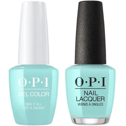 OPI GelColor And Nail Lacquer, Grease Collection, G44, Was It All Just A Dream, 0.5oz