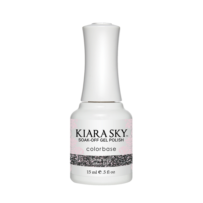 Kiara Sky Gel Polish, G459, Polka Dots, 0.5oz MH1004