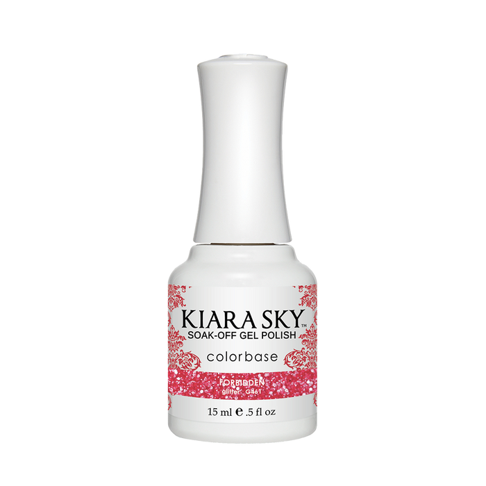 Kiara Sky Gel Polish, G461, Forbidden, 0.5oz MH1004