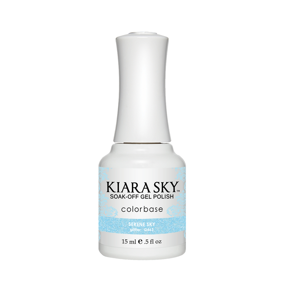 Kiara Sky Gel Polish, G463, Serene Sky, 0.5oz MH1004