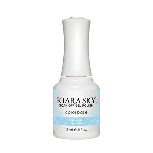 Kiara Sky Gel Polish, G463, Serene Sky, 0.5oz MH1004