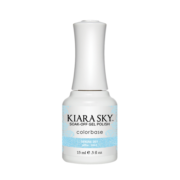 Kiara Sky Gel Polish, G463, Serene Sky, 0.5oz MH1004