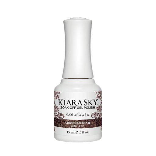Kiara Sky Gel Polish, G467, Chocolate Glaze, 0.5oz MH1004