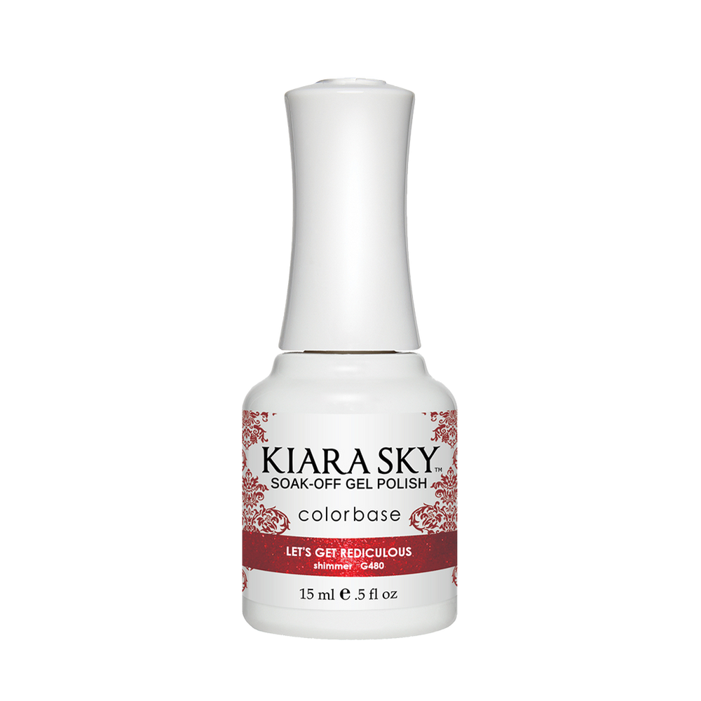 Kiara Sky Gel Polish, G480, Let's Ger Rediculous, 0.5oz MH1004