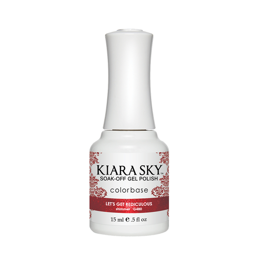 Kiara Sky Gel Polish, G480, Let's Ger Rediculous, 0.5oz MH1004