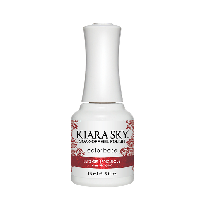 Kiara Sky Gel Polish, G480, Let's Ger Rediculous, 0.5oz MH1004