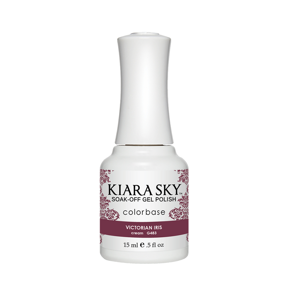 Kiara Sky Gel Polish, G483, Victorian Iris, 0.5oz MH1004