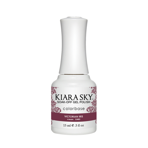 Kiara Sky Gel Polish, G483, Victorian Iris, 0.5oz MH1004