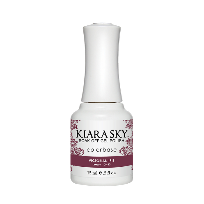 Kiara Sky Gel Polish, G483, Victorian Iris, 0.5oz MH1004