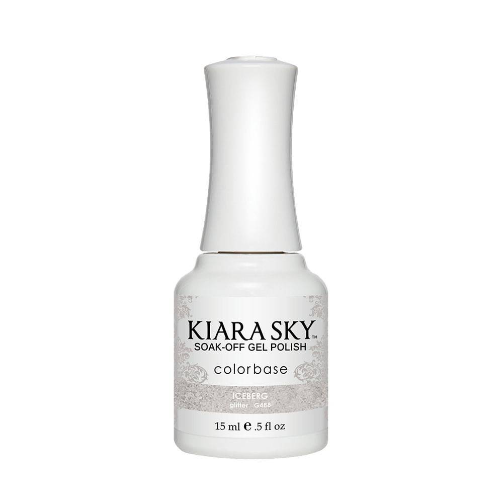 Kiara Sky Gel Polish, G488, Iceberg, 0.5oz MH1004