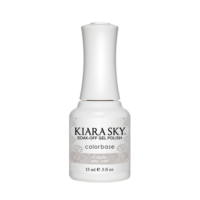 Kiara Sky Gel Polish, G488, Iceberg, 0.5oz MH1004