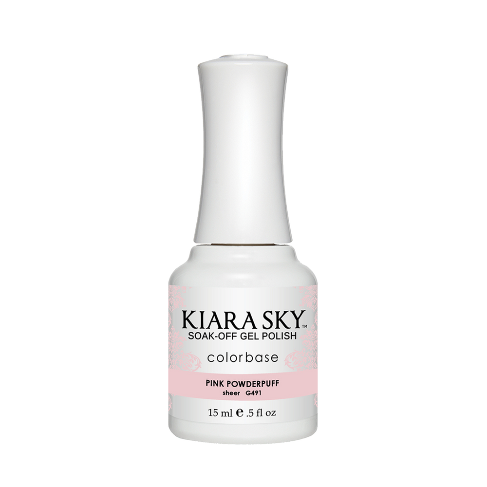 Kiara Sky Gel Polish, G491, Pink Powderpuff, 0.5oz MH1004