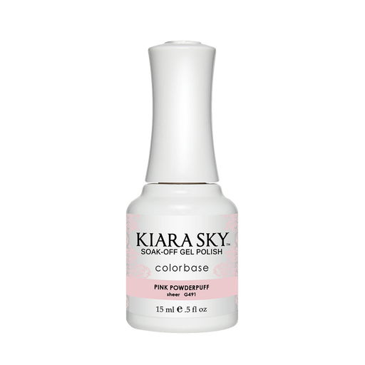 Kiara Sky Gel Polish, G491, Pink Powderpuff, 0.5oz MH1004