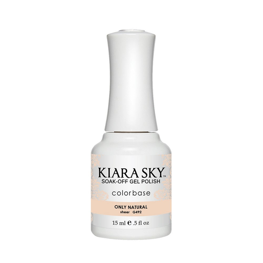 Kiara Sky Gel Polish, G492, Only Natural, 0.5oz MH1004