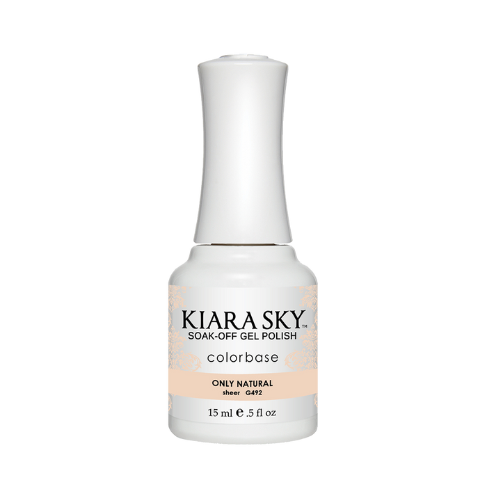Kiara Sky Gel Polish, G492, Only Natural, 0.5oz MH1004
