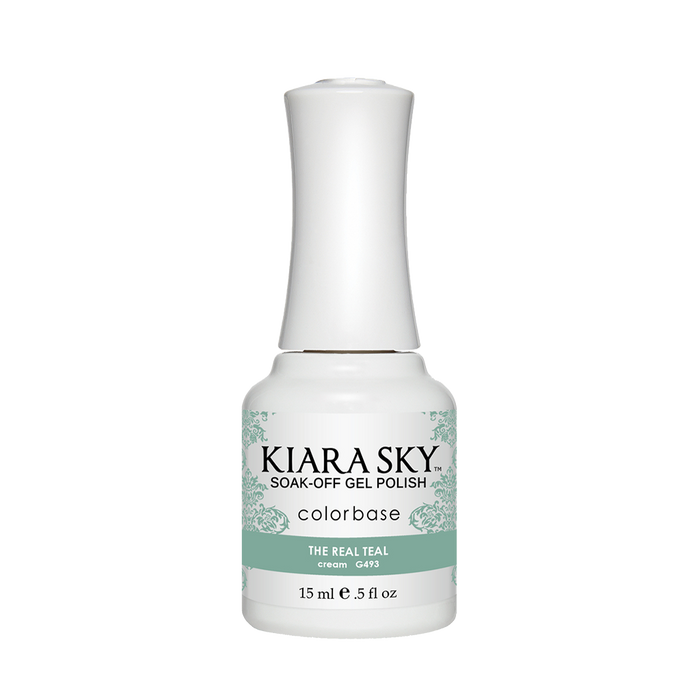 Kiara Sky Gel Polish, G493, The Real Teal, 0.5oz MH1004
