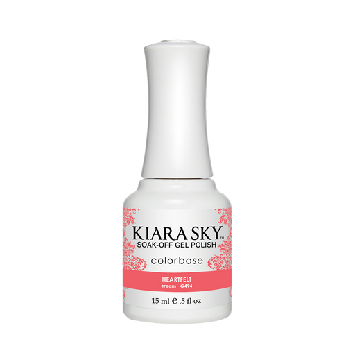 Kiara Sky Gel Polish, G494, Heatfelt, 0.5oz MH1004