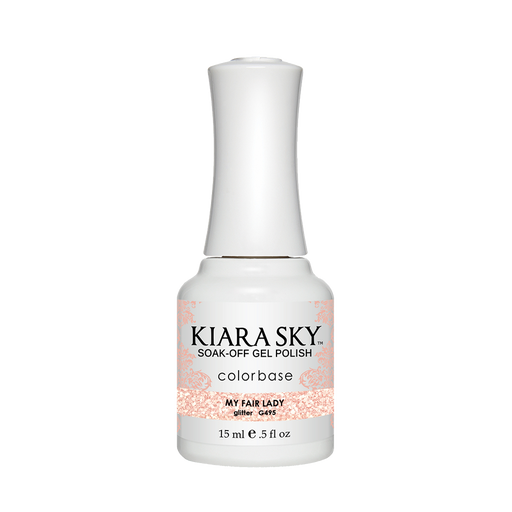 Kiara Sky Gel Polish, G495, My Fair Lady, 0.5oz MH1004