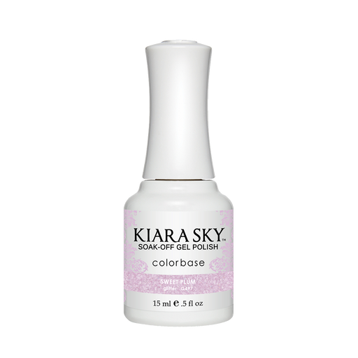 Kiara Sky Gel Polish, G497, Sweet Plum, 0.5oz MH1004