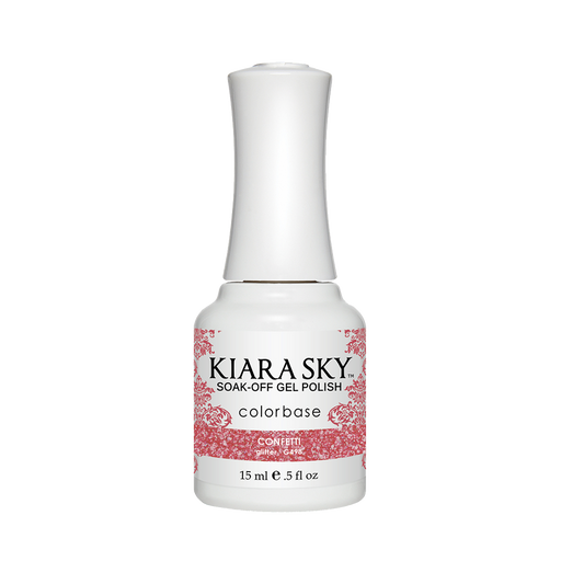 Kiara Sky Gel Polish, G498, Confetti, 0.5oz MH1004