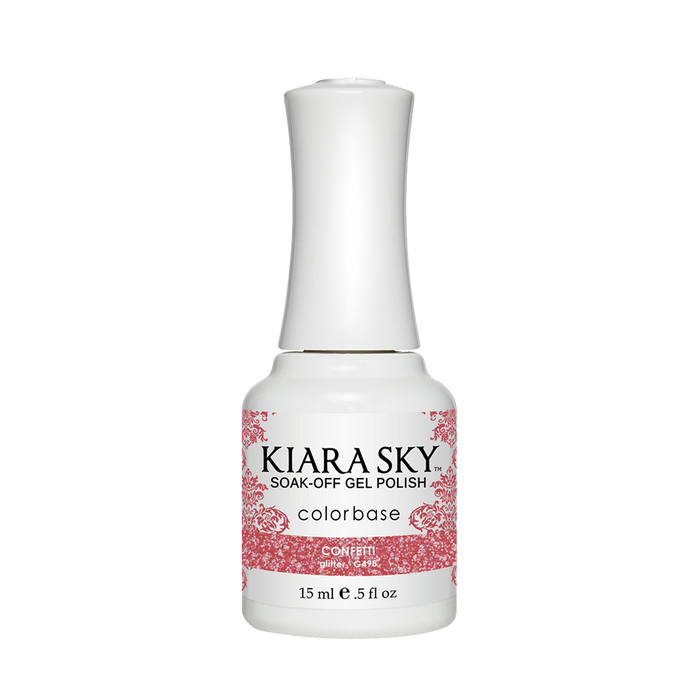 Kiara Sky Gel Polish, G498, Confetti, 0.5oz MH1004