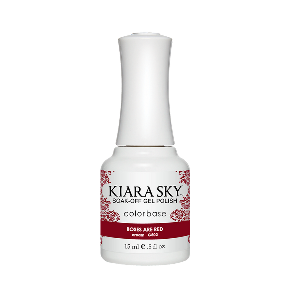 Kiara Sky Gel Polish, G502, Roses Are Red, 0.5oz MH1004