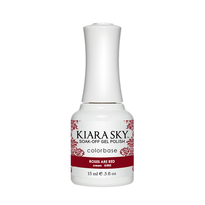 Kiara Sky Gel Polish, G502, Roses Are Red, 0.5oz MH1004
