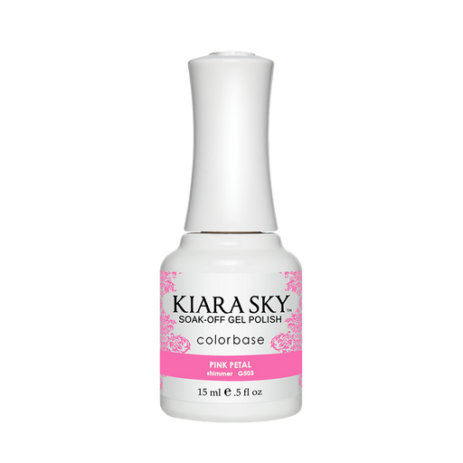 Kiara Sky Gel Polish, G503, Pink Petal, 0.5oz MH1004