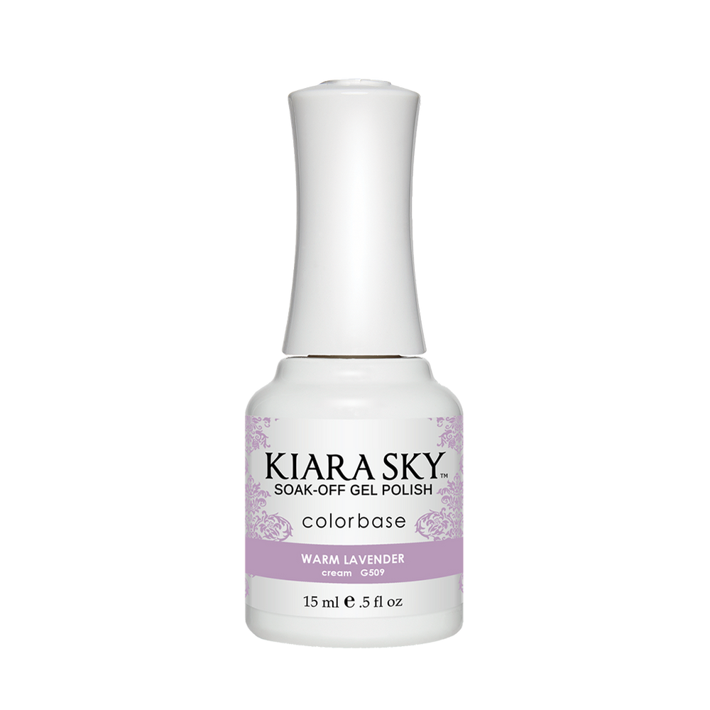 Kiara Sky Gel Polish, G509, Warm Lavender, 0.5oz MH1004