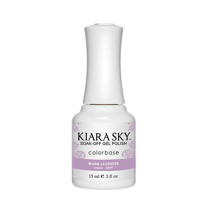 Kiara Sky Gel Polish, G509, Warm Lavender, 0.5oz MH1004