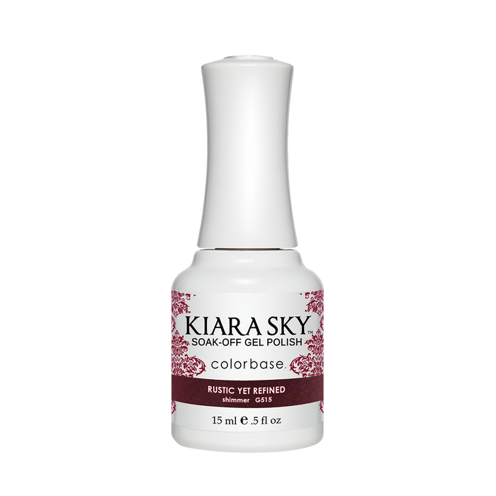 Kiara Sky Gel Polish, G515, Rustic Yet Refined, 0.5oz MH1004
