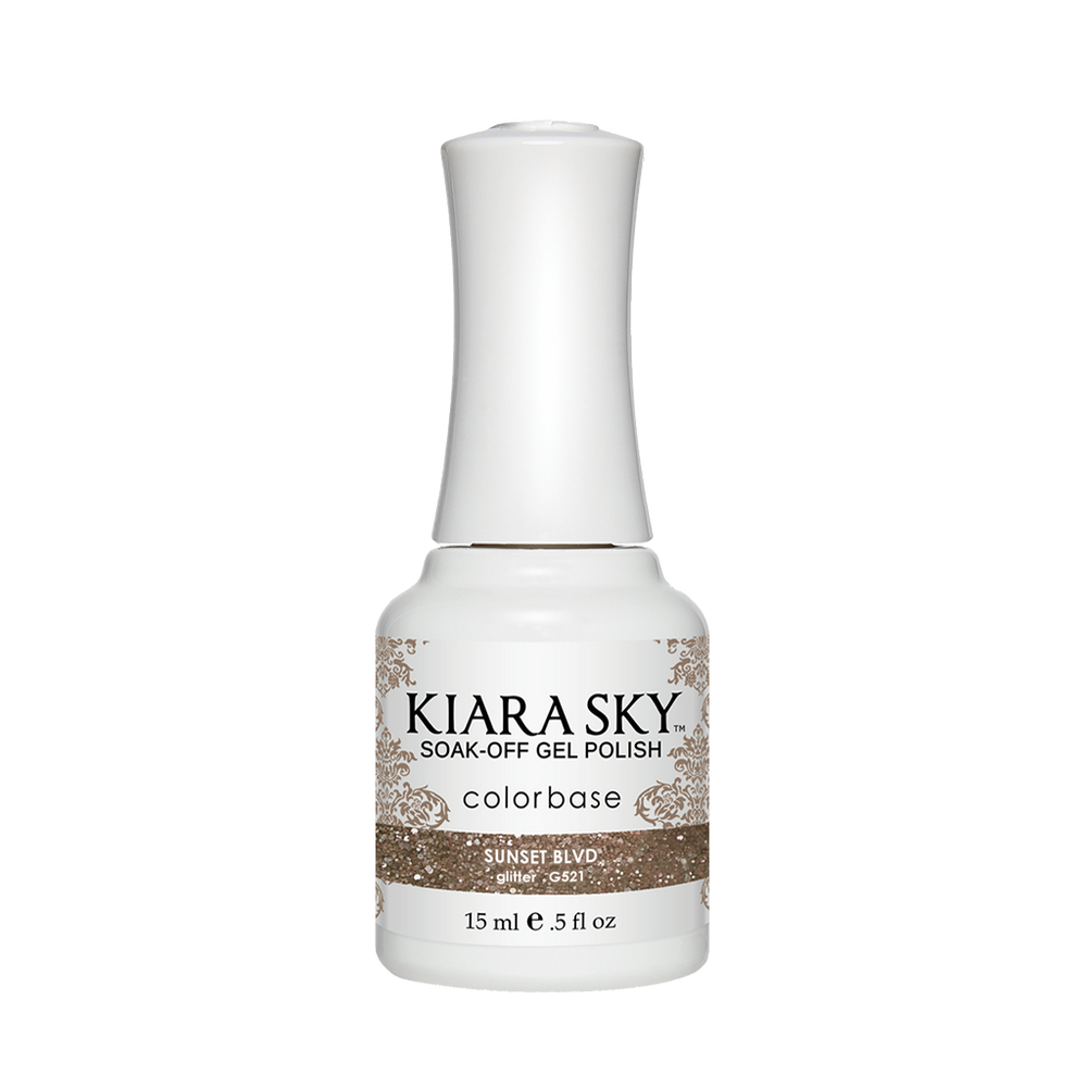 Kiara Sky Gel Polish, G521, Sunset Blvd, 0.5oz MH1004