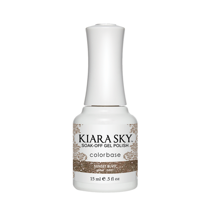 Kiara Sky Gel Polish, G521, Sunset Blvd, 0.5oz MH1004