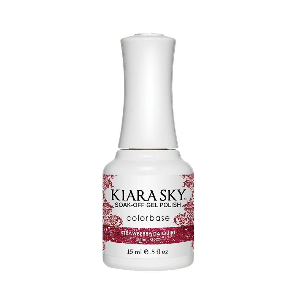 Kiara Sky Gel Polish, G522, Strawberry Daiquiri, 0.5oz MH1004