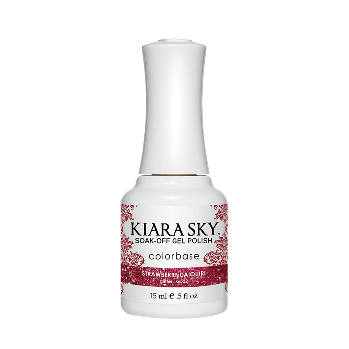 Kiara Sky Gel Polish, G522, Strawberry Daiquiri, 0.5oz MH1004