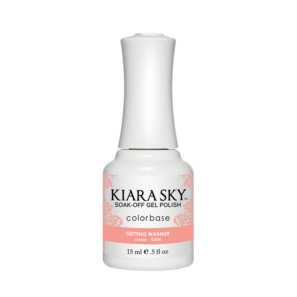 Kiara Sky Gel Polish, G534, Getting Warmer, 0.5oz MH1004