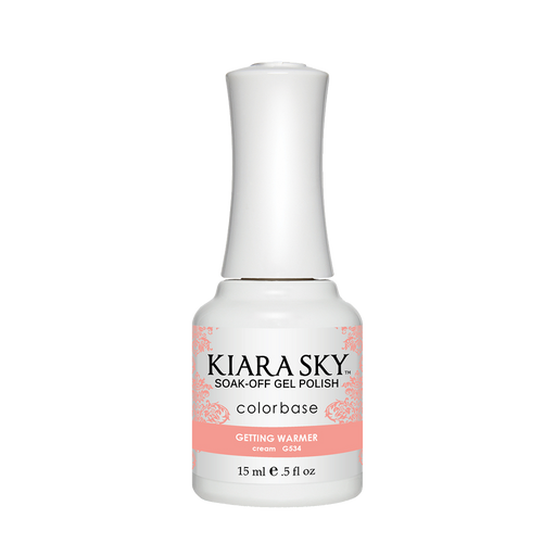 Kiara Sky Gel Polish, G534, Getting Warmer, 0.5oz MH1004
