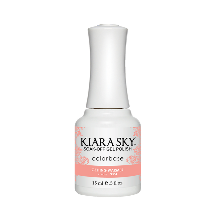 Kiara Sky Gel Polish, G534, Getting Warmer, 0.5oz MH1004